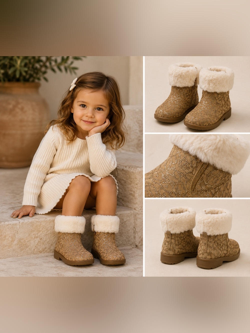 UGG - Kids’ Glitter Detailed Boots NWT
